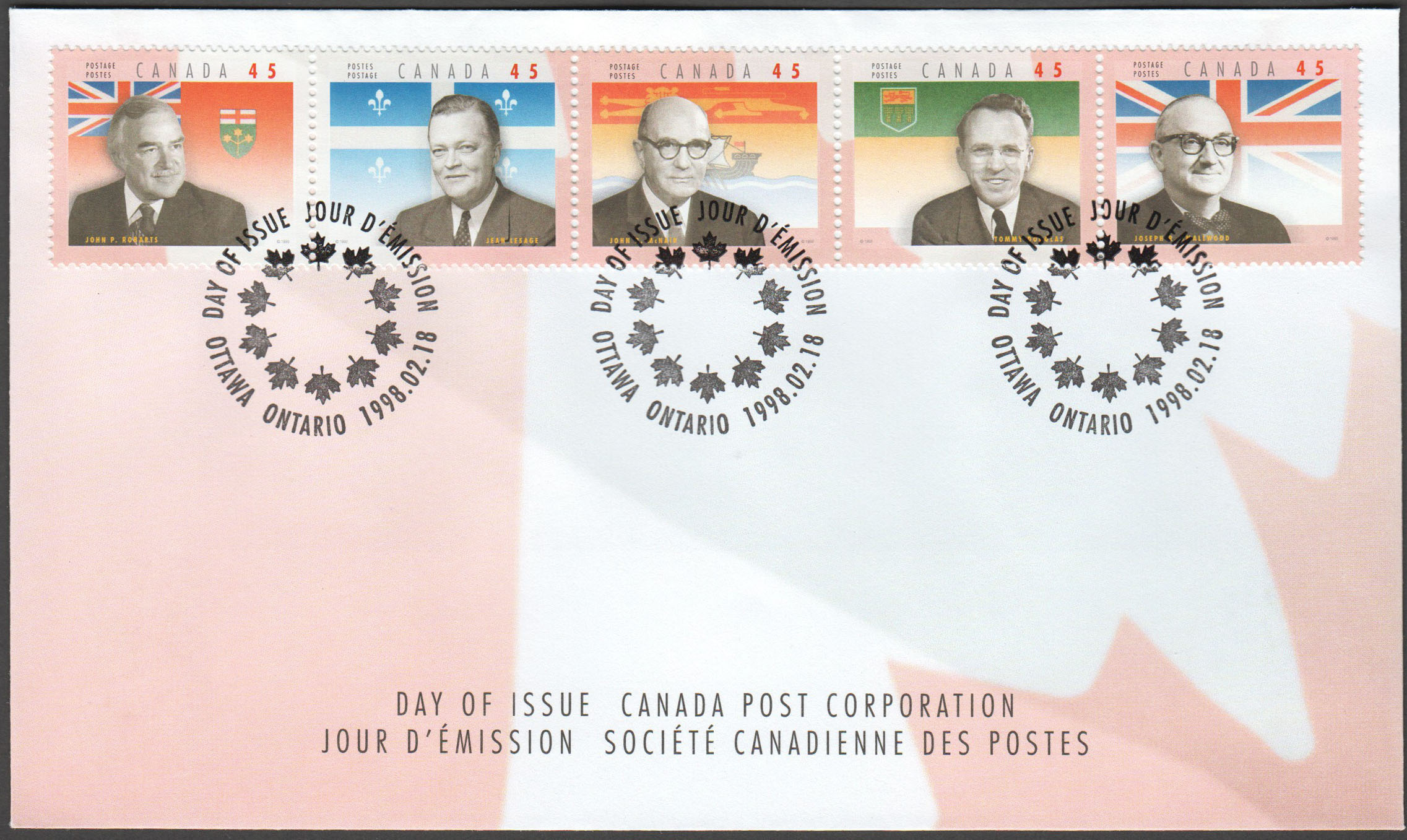 Canada Scott 1709 FDC #1 - Click Image to Close